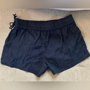 J. Crew Women’s Linen Shorts | Navy | Size Medium